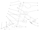 Cruise Control Assembly Diagram and Parts List for 73560 8900001-8999999 - 1998 Toro Lawn Tractor