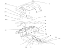 Fender And Fuel System Assembly Diagram and Parts List for 73561SEI 200000001-200999999 - 2000 Toro Lawn Tractor