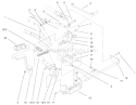 Hydro Controls Assembly Diagram and Parts List for 73561SEI 200000001-200999999 - 2000 Toro Lawn Tractor