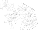 Attach-A-Matic And Hitch Assembly Diagram and Parts List for 73561SEI 200000001-200999999 - 2000 Toro Lawn Tractor