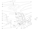 Power Steering And Tilt Assembly Diagram and Parts List for 73561SEI 200000001-200999999 - 2000 Toro Lawn Tractor