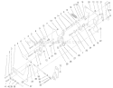 Rear Smart Turn Assembly Diagram and Parts List for 73561SEI 200000001-200999999 - 2000 Toro Lawn Tractor