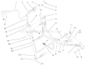 Upper Hydro Lift Assembly Diagram and Parts List for 73561SEI 200000001-200999999 - 2000 Toro Lawn Tractor
