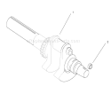 Crankshaft-Kohler Diagram and Parts List for 73561SEI 200000001-200999999 - 2000 Toro Lawn Tractor