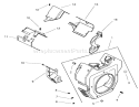 Group 6-Blower Housing & Baffles Diagram and Parts List for 73561 200000201-200999999 - 2000 Toro Lawn Tractor