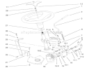 Power Steering & Tilt Assembly Diagram and Parts List for 73561 200000201-200999999 - 2000 Toro Lawn Tractor