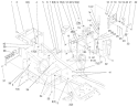 Steering Tower and Fuel Tank Diagram and Parts List for 73561 200000201-200999999 - 2000 Toro Lawn Tractor