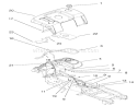 Fender and Fuel System Assembly Diagram and Parts List for 73561 200000201-200999999 - 2000 Toro Lawn Tractor