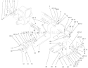 Attach-A-Matic & Hitch Assembly Diagram and Parts List for 73561 220000001-220999999 - 2002 Toro Lawn Tractor