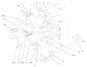Hydro Controls Assembly Diagram and Parts List for 73561 220000001-220999999 - 2002 Toro Lawn Tractor