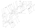 Hydro Lift Lower Assembly Diagram and Parts List for 73561 220000001-220999999 - 2002 Toro Lawn Tractor