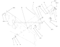 Parking Brake Upper Assembly Diagram and Parts List for 73561 220000001-220999999 - 2002 Toro Lawn Tractor