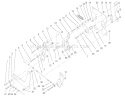 Smart Turn Rear Assembly Diagram and Parts List for 73561 220000001-220999999 - 2002 Toro Lawn Tractor