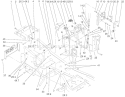 Steering Tower and Fuel Tank Diagram and Parts List for 73561 220000001-220999999 - 2002 Toro Lawn Tractor