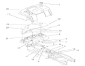 Fender & Fuel System Assembly Diagram and Parts List for 73561 240000001-240999999 - 2004 Toro Lawn Tractor