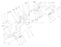 Hydro Lift Lower Assembly Diagram and Parts List for 73561 240000001-240999999 - 2004 Toro Lawn Tractor
