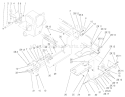 Attach-A-Matic & Hitch Assembly Diagram and Parts List for 73561 240000001-240999999 - 2004 Toro Lawn Tractor