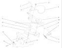 Cruise Control Assembly Diagram and Parts List for 73561 240000001-240999999 - 2004 Toro Lawn Tractor
