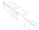Drive Shaft Assembly Diagram and Parts List for 73542 230000001-230999999 - 2003 Toro Lawn Tractor