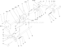 Hydro Lift Lower Assembly Diagram and Parts List for 73561 250000001-250999999 - 2005 Toro Lawn Tractor