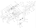 Hydro Transaxle Shaft Assembly Diagram and Parts List for 73542 230000001-230999999 - 2003 Toro Lawn Tractor