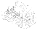 Bumper and Hood Support Assembly Diagram and Parts List for 73542 230000001-230999999 - 2003 Toro Lawn Tractor