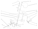 Cruise Control Assembly Diagram and Parts List for 73542 230000001-230999999 - 2003 Toro Lawn Tractor