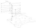 Front Smart Turn Assembly Diagram and Parts List for 73561 000000001-000999999 - 2000 Toro Lawn Tractor