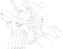Hydro Controls Assembly Diagram and Parts List for 73561 000000001-000999999 - 2000 Toro Lawn Tractor