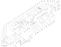 Rear Smart Turn Assembly Diagram and Parts List for 73561 000000001-000999999 - 2000 Toro Lawn Tractor