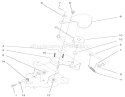 Cruise Control Assembly Diagram and Parts List for 73561 000000001-000999999 - 2000 Toro Lawn Tractor