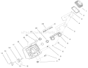 Dash Assembly Diagram and Parts List for 73561 000000001-000999999 - 2000 Toro Lawn Tractor