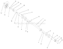 Drive Shaft Assembly Diagram and Parts List for 73561 000000001-000999999 - 2000 Toro Lawn Tractor