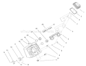 Page E Diagram and Parts List for 73471 200000001-200999999 - 2000 Toro Lawn Tractor