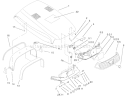 Part Location Diagram of 100-7304 Toro Decal