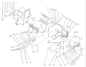 Attach-A-Matic and Hitch Assembly Diagram and Parts List for 73570 230000001-230999999 - 2003 Toro Lawn Tractor