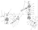 Group 8-Fuel System Assembly Diagram and Parts List for 73570 230000001-230999999 - 2003 Toro Lawn Tractor