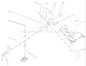 Hi-Lo Shift Assembly Diagram and Parts List for 73570 230000001-230999999 - 2003 Toro Lawn Tractor