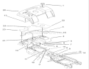 Fender and Fuel System Assembly Diagram and Parts List for 73570 230000001-230999999 - 2003 Toro Lawn Tractor