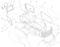 Page K Diagram and Parts List for 73542 9900001-9999999 - 1999 Toro Lawn Tractor