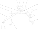 Page W Diagram and Parts List for 73542 9900001-9999999 - 1999 Toro Lawn Tractor