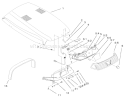 Page X Diagram and Parts List for 73542 9900001-9999999 - 1999 Toro Lawn Tractor
