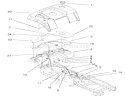 Fender and Fuel System Assembly Diagram and Parts List for 73547 200000242-200999999 - 2000 Toro Lawn Tractor