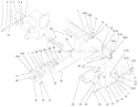 Attach-A-Matic and Hitch Diagram and Parts List for 73547 200000242-200999999 - 2000 Toro Lawn Tractor