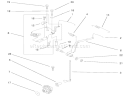 Control Assembly Diagram and Parts List for 73547 200000242-200999999 - 2000 Toro Lawn Tractor