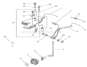 Governor Assembly Diagram and Parts List for 73580 210000001-210999999 - 2001 Toro Lawn Tractor