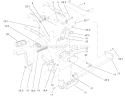 Hydro Controls Assembly Diagram and Parts List for 73580 210000001-210999999 - 2001 Toro Lawn Tractor