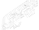 Smart Turn Rear Assembly Diagram and Parts List for 73580 210000001-210999999 - 2001 Toro Lawn Tractor