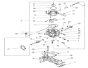 Carburetor Assembly Diagram and Parts List for 73580 210000001-210999999 - 2001 Toro Lawn Tractor