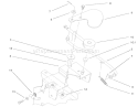 Cruise Control Assembly Diagram and Parts List for 73580 210000001-210999999 - 2001 Toro Lawn Tractor